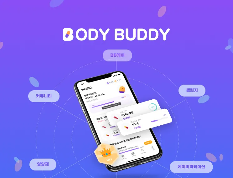 바디버디 규칙적인 영양제 섭취 알림 서비스