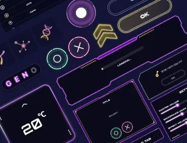 게놈파이 메타버스 GenomFi Metaverse UI
