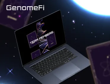 게놈파이 GenomFi homepage
